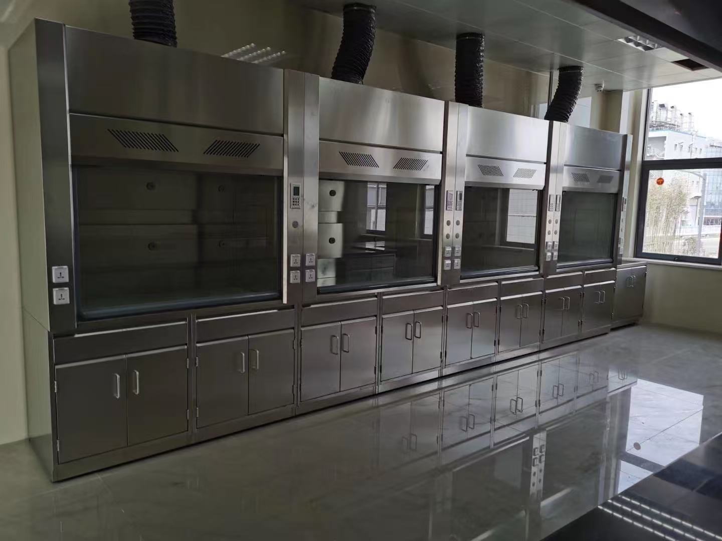 河源市全钢通风柜不锈钢实验台 - 价格